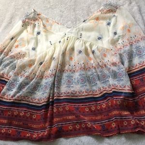 flowy bell sleeved top